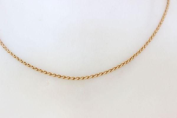 Cartier 1991 18K Yellow Gold Woven Chain Necklace #3