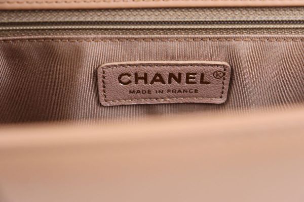 Chanel Camel Quilted Lambskin New Medium Boy Bag #16