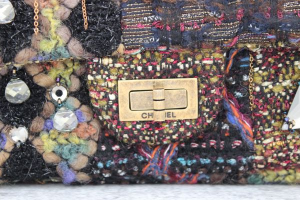 Chanel Paris Byzance Limited Edition Lesage Tweed Jeweled Flap Bag #7