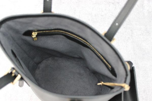 Louis Vuitton Black Epi Leather Petit Bucket with Pouch #7