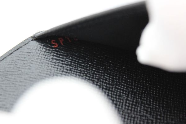 Louis Vuitton Black Epi Leather Agenda Cover #9
