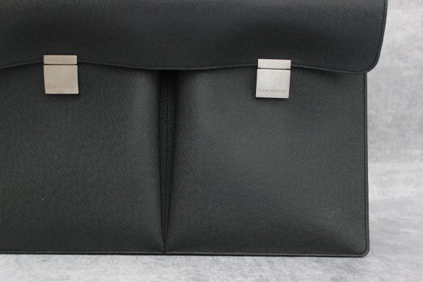 Louis Vuitton Black Taiga Leather Tobol 3 Briefcase #7