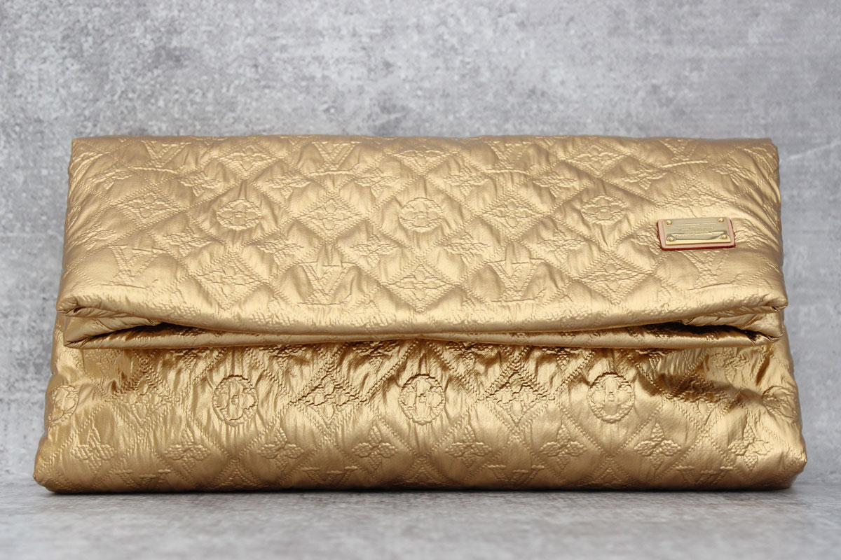 Louis Vuitton Gold Limelight MM Clutch