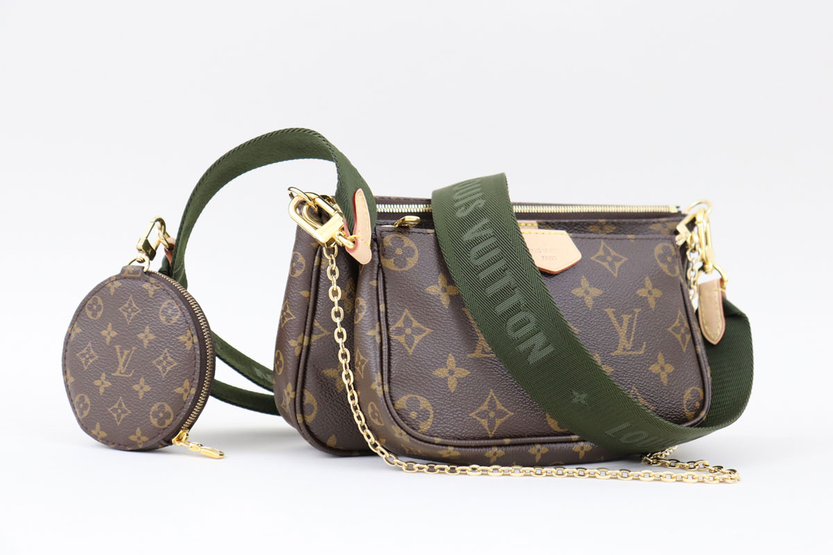 Louis Vuitton Multi Pochette Khaki at Jill's Consignment