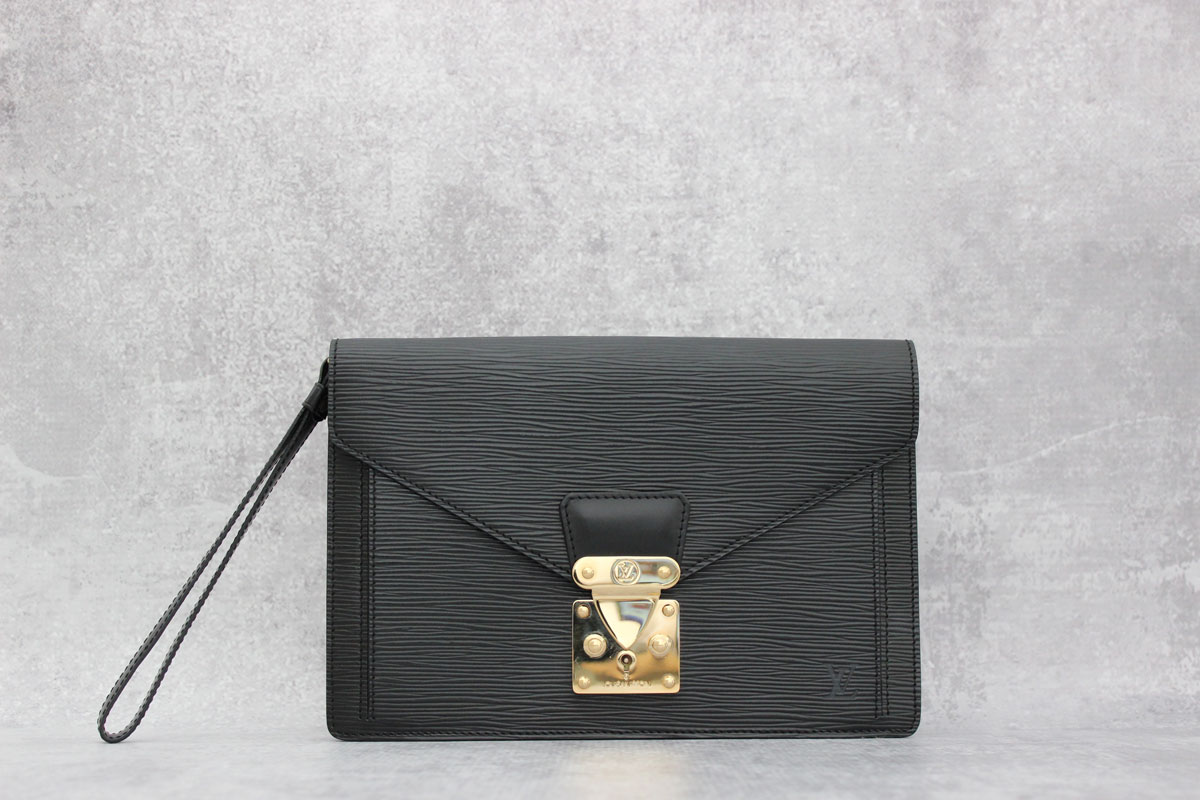 Louis Vuitton Epi Pochette Sellier Dragonne Clutch