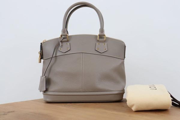 Louis Vuitton Grey Suhali Leather Lockit Pm