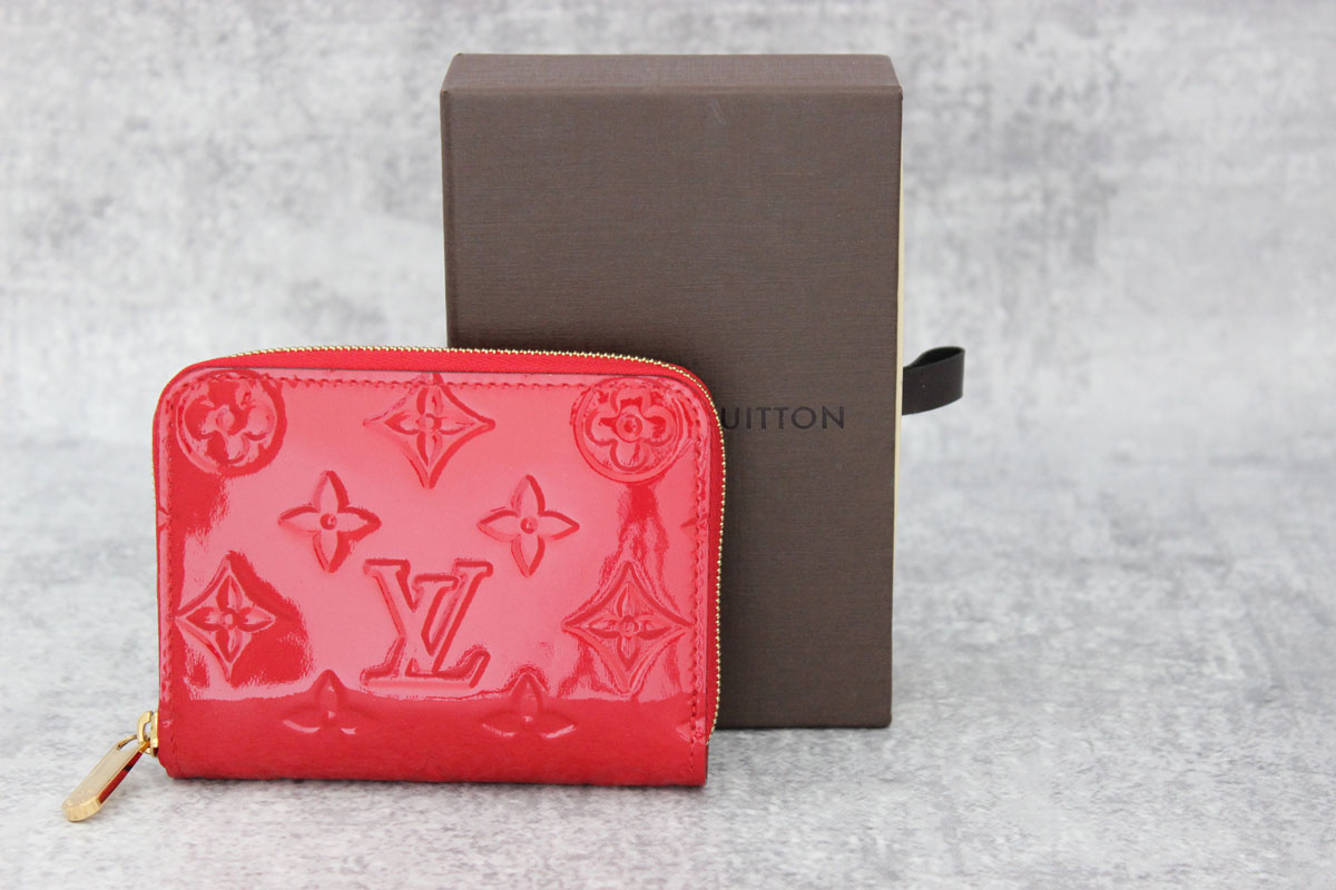 Louis Vuitton Vernis Zippy Coin Purse Red at Jill's Consignment