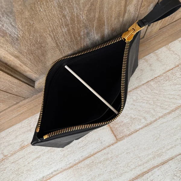 Tom Ford Black Leather Portfolio at Jill's Consignment